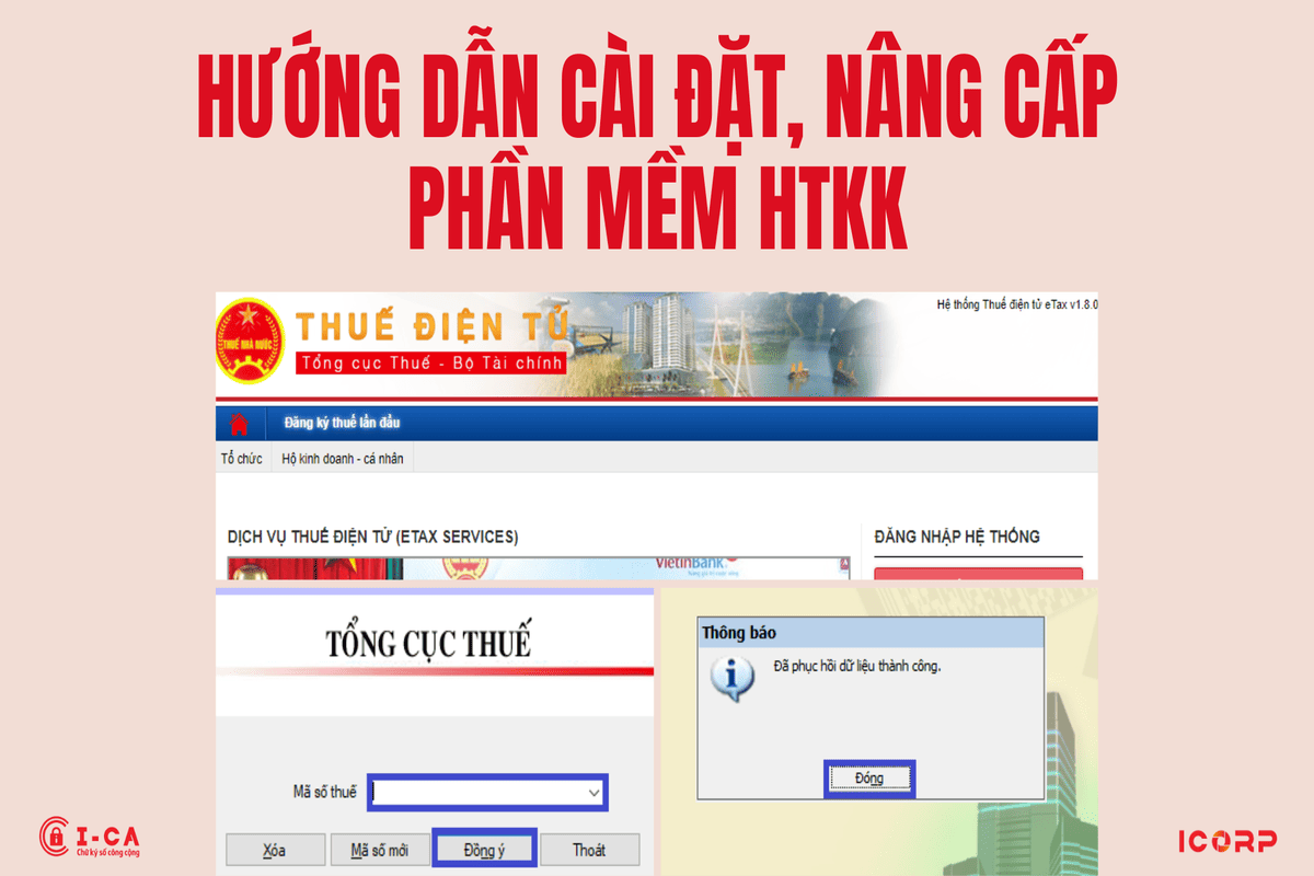 Hướng dẫn cài đặt, nâng cấp phần mềm HTKK